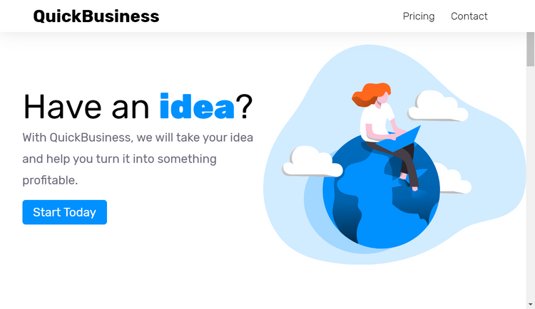 Idea Burst home page