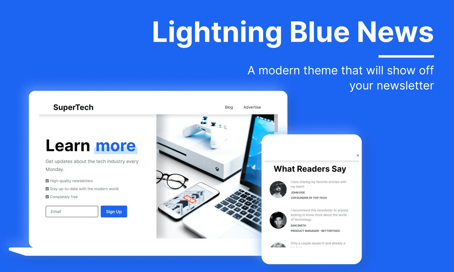 Lightning Blue News Image